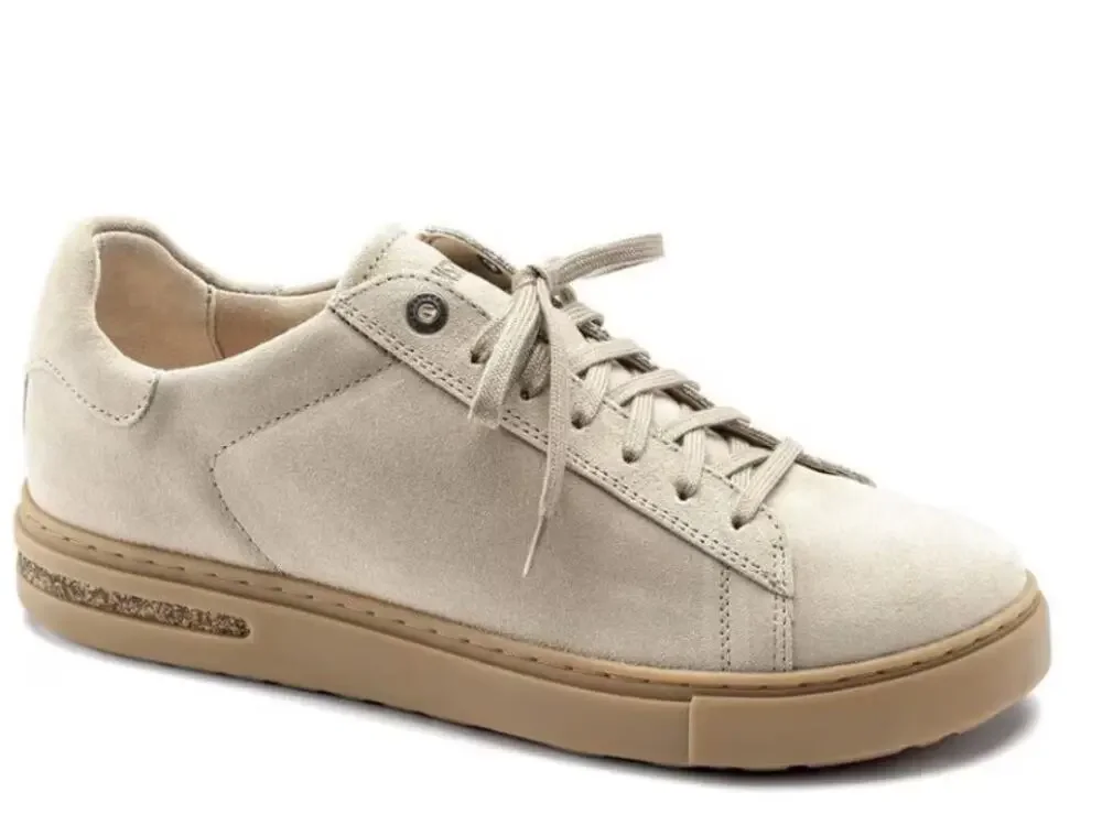 Birkenstock Bend Sneakers Suede Cork Lace Up Low Top Sandcastle 11 NWOT